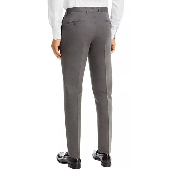The Mens Store Slim Fit Cotton & Linen Dress Pants 32 Grey - NWT $178 - Picture 2 of 3